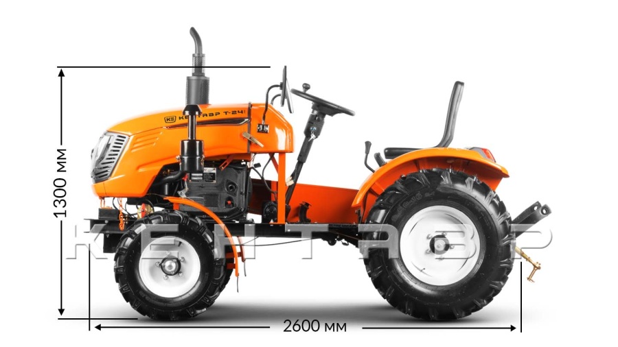 Минитрактор Кентавр Т-24 PRO (Toyokawa)